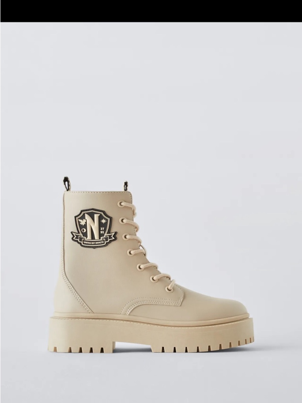 Kids Zara beige ankle boots - worn once